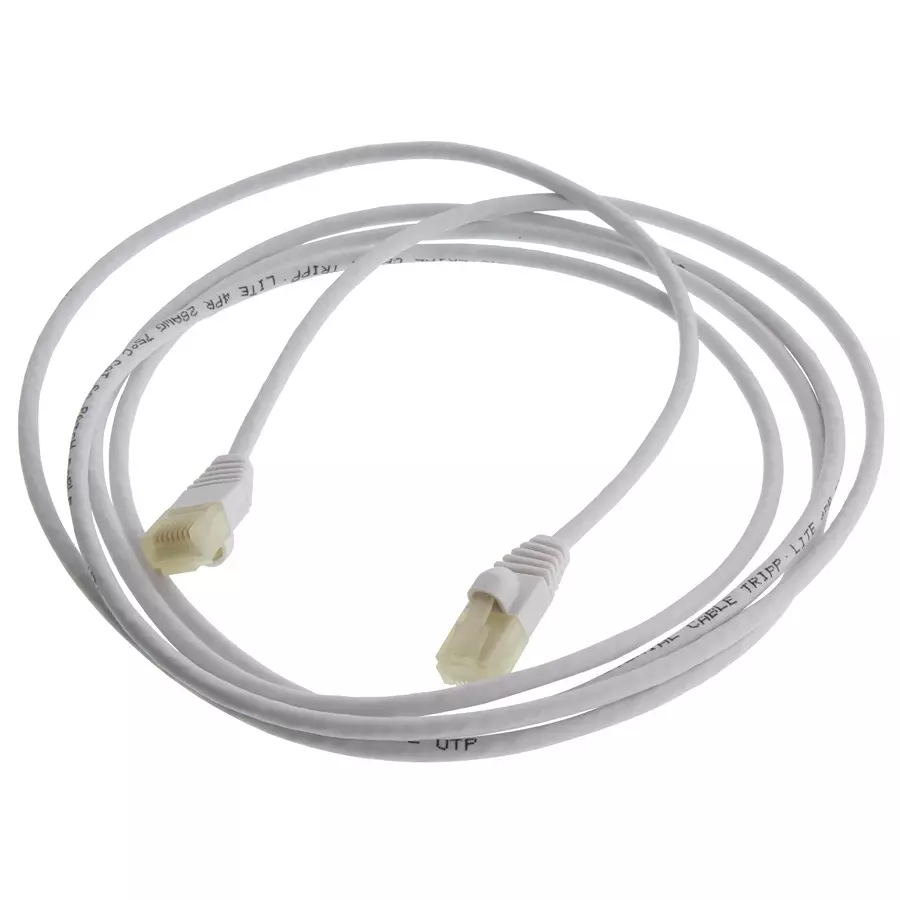 EATON TRIPP LITE ENET CABLE, RJ45 PLUG-PLUG, 7FT, WHITE, N261AB-S07-WH