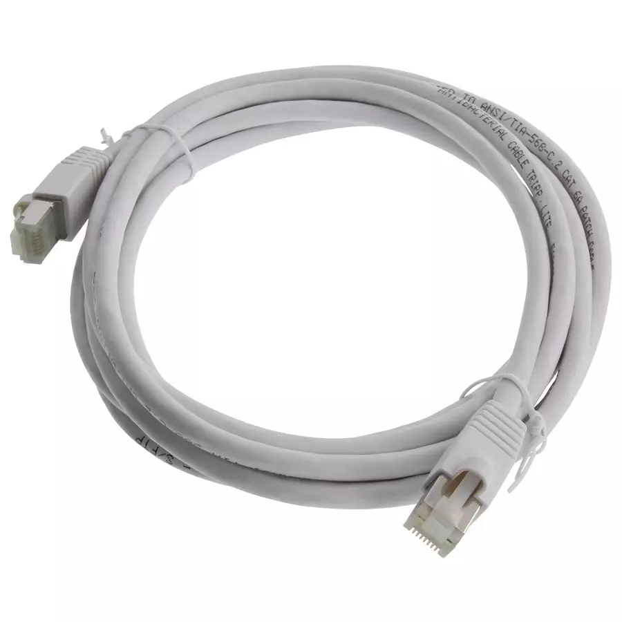 EATON TRIPP LITE ENET CABLE, RJ45 PLUG-PLUG, 10FT, WHITE, N262AB-010-WH