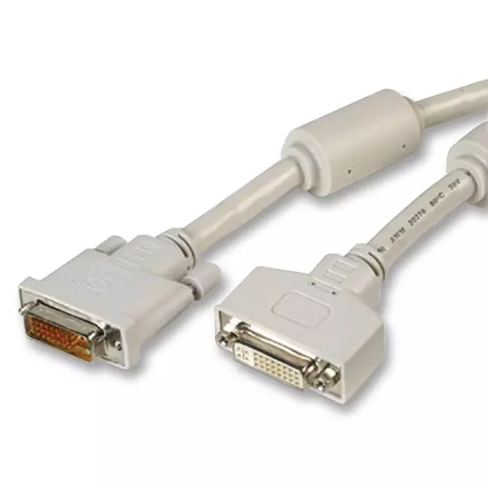 VIDEK CABLE, DVI M TO DVI A&D FEMALE, 5M, 2218-5