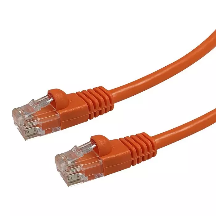 VIDEK PATCH LEAD, CAT5E, ORANGE, 5M, 2965-5RG