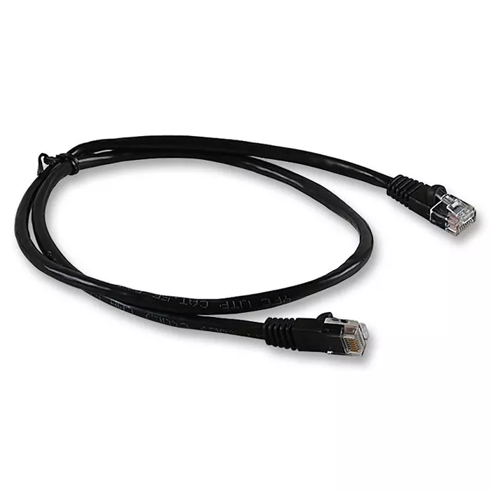 VIDEK PATCH LEAD, CAT5E, UTP, BLACK, 1M, 2961-1BK