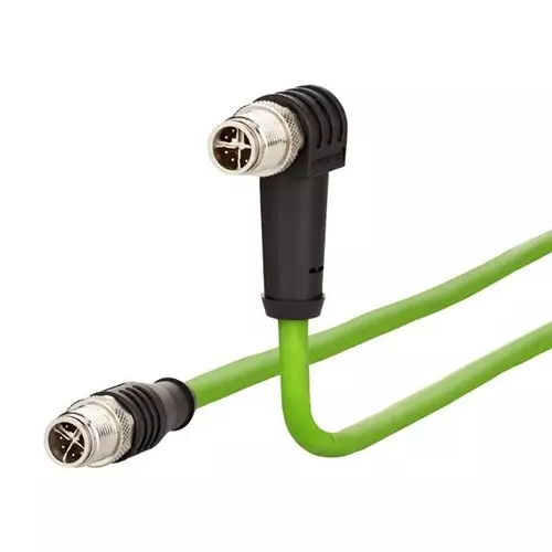 METZ CONNECT SENSOR CORD, 8P M12 PLUG-PLUG, 2M, 142M2X19020