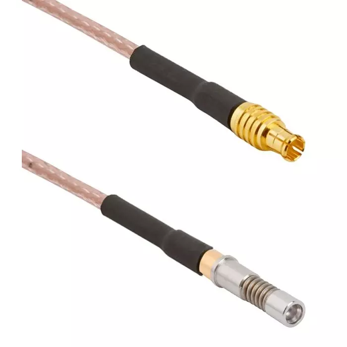 AMPHENOL SV MICROWAVE CABLE ASSY, SMPM JACK-MCX PLUG, 75 OHM, 7093-0277