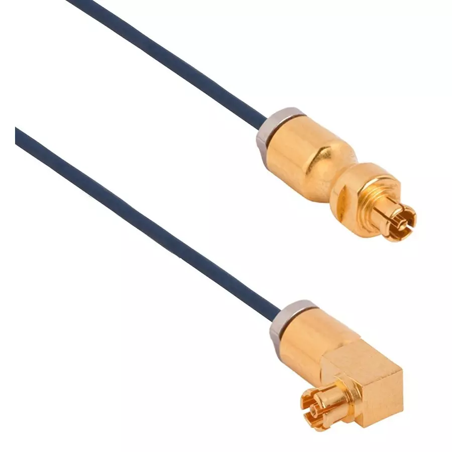 AMPHENOL SV MICROWAVE CABLE ASSY, SMPM R/A JACK-SMPM JACK, 3", 7032-9433