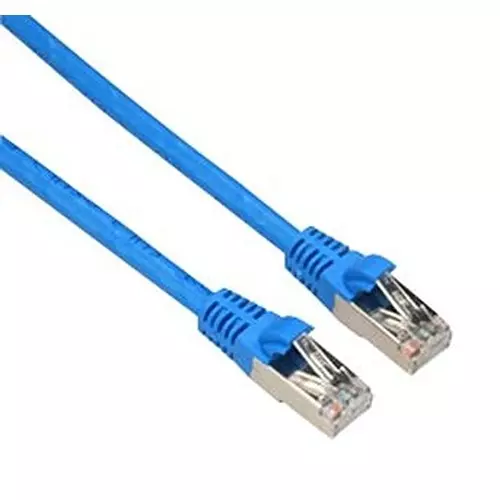 AMPHENOL CABLES ON DEMAND PATCH CABLE, RJ45 PLUG, 20 , BLUE, MP-6ARJ45SNNB-020