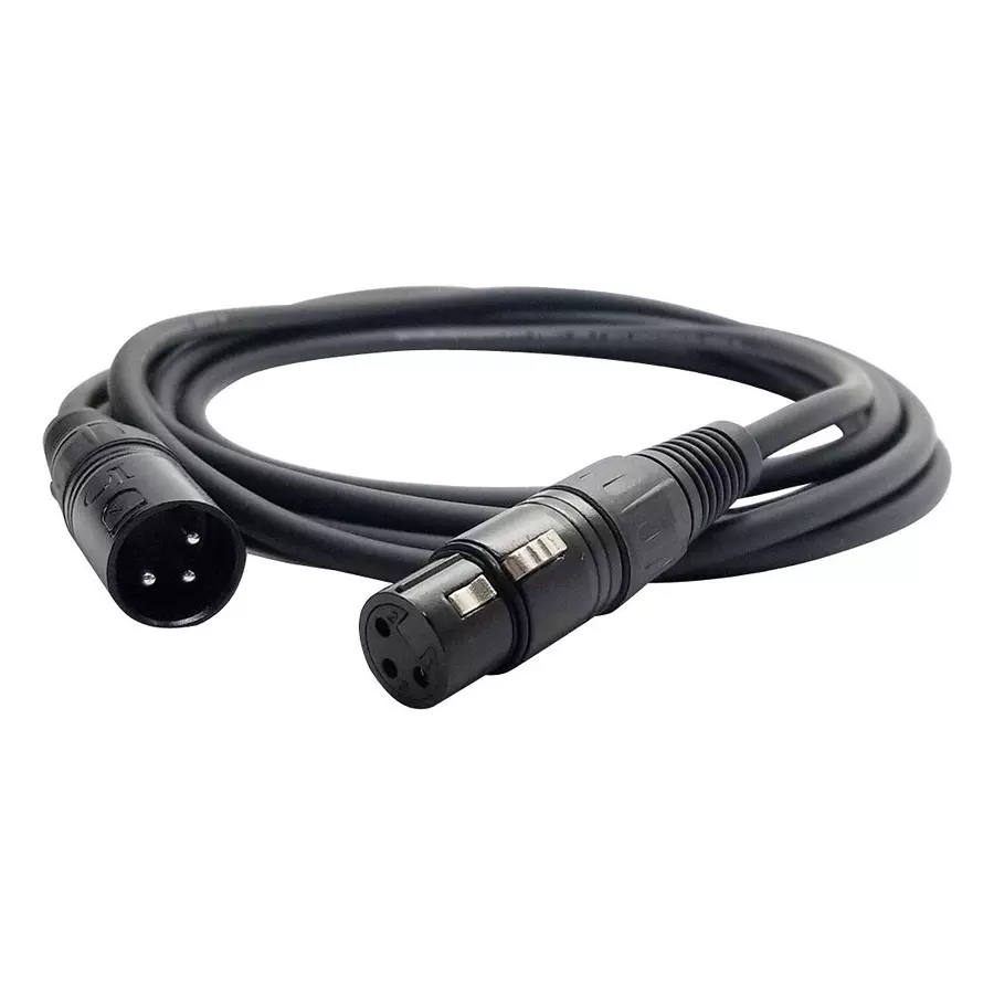 IO AUDIO TECHNOLOGIES Cable Assy, 3P Xlr Jack-Xlr Plug, 3Ft, IO-XLR3-3-E