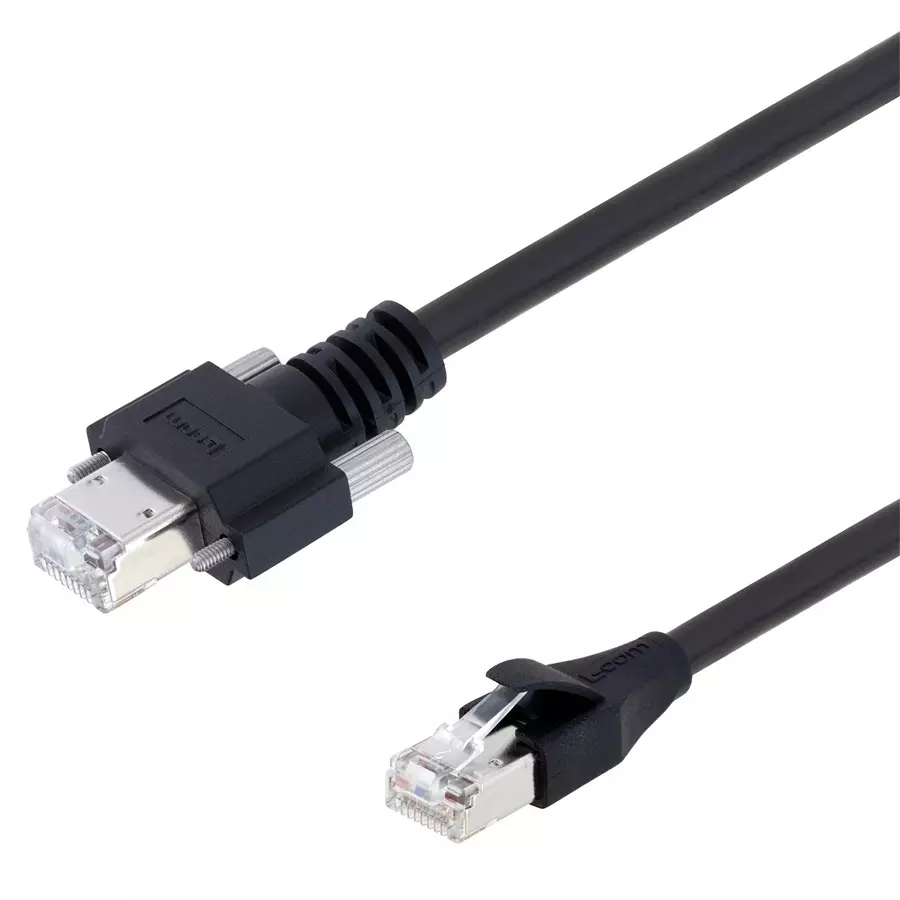 L-COM CABLE ASSY, RJ45 PLUG, CAT5E, 13.1FT, TRG515-P6D-4M
