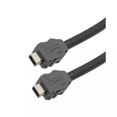 L-COM ENET CORD, CAT6A, IX B PLUG-B PLUG, 9.8 , TRGIX602EC-BLK-3M