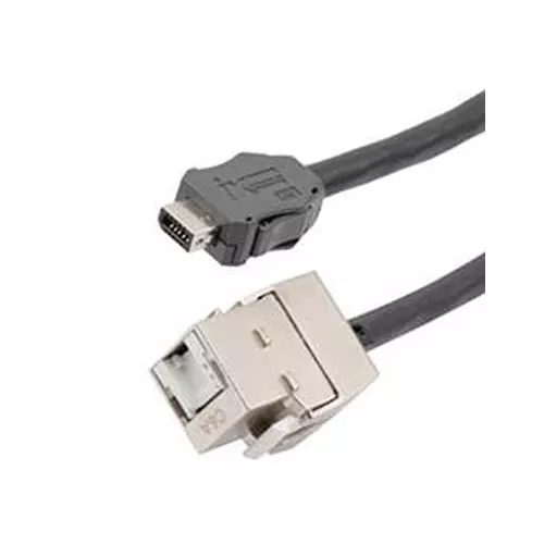 L-COM ENET CORD, IX A PLUG-RJ45 JACK, 3.3 , TRGIX605EC-BLK-1M