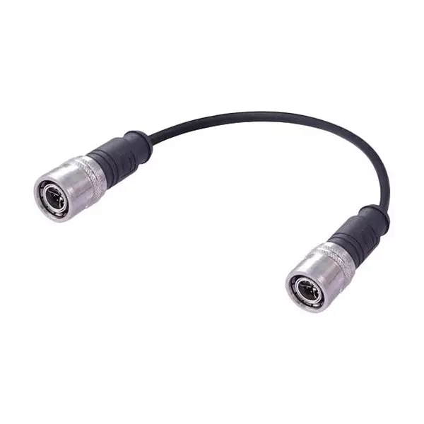 HARTING Cable Assembly, 8P M12 PLUG-PLUG, 16.4, BLK, 21406060888050