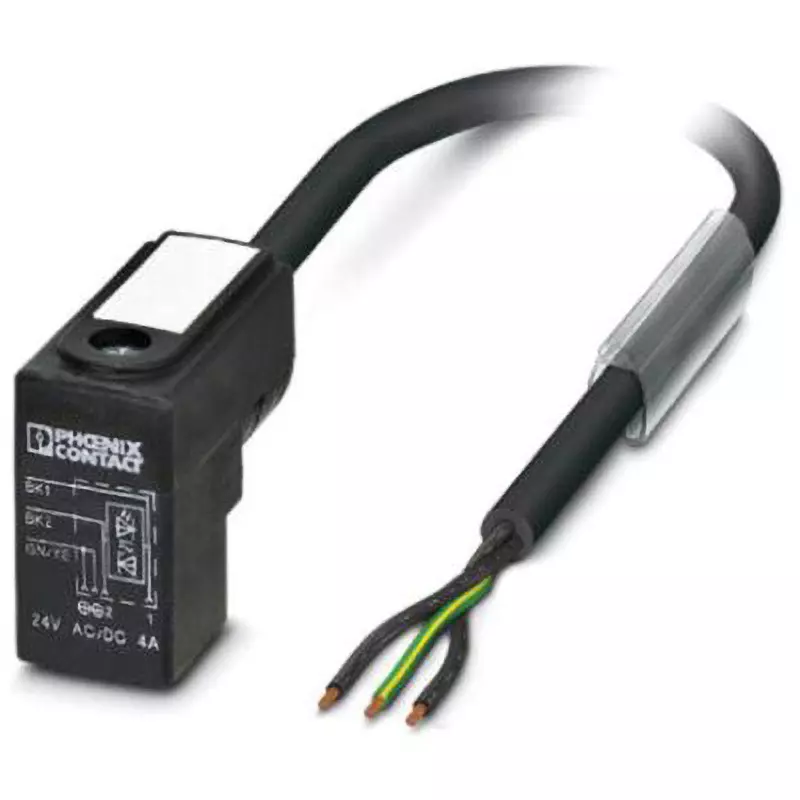 Phoenix Contact Cables & Connector 3 Pole Valve CI3 pin Connector, 1435700