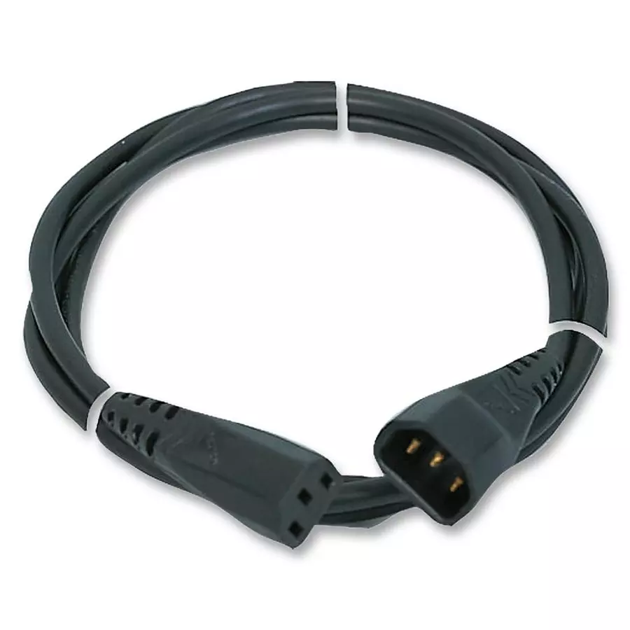 MULTICOMP PRO Power Cords / Electrical Power Cables POWER CORD, C13 PLG TO C14 SKT, 2M, BLK, PE00058