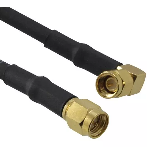 AMPHENOL RF RF Coaxial Cable Assemblies COAXIAL CABLE ASSEMBLY, RG-58, 48IN, BLACK, 135103-04-48.00