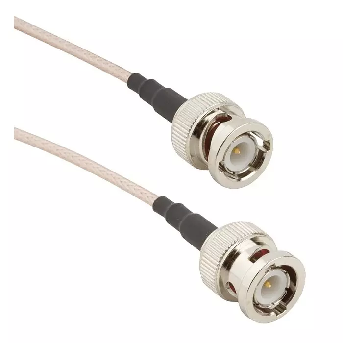 AMPHENOL RF RF Coaxial Cable Assemblies COAX CABLE, BNC PLUG-BNC PLUG, 6", 115101-01-06.00