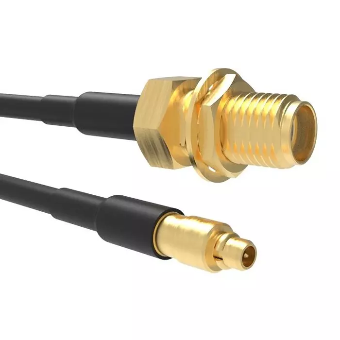 AMPHENOL RF RF Coaxial Cable Assemblies RF CABLE, SMA BHD JACK-MMCX PLUG, 3.3FT, 095-902-529M100