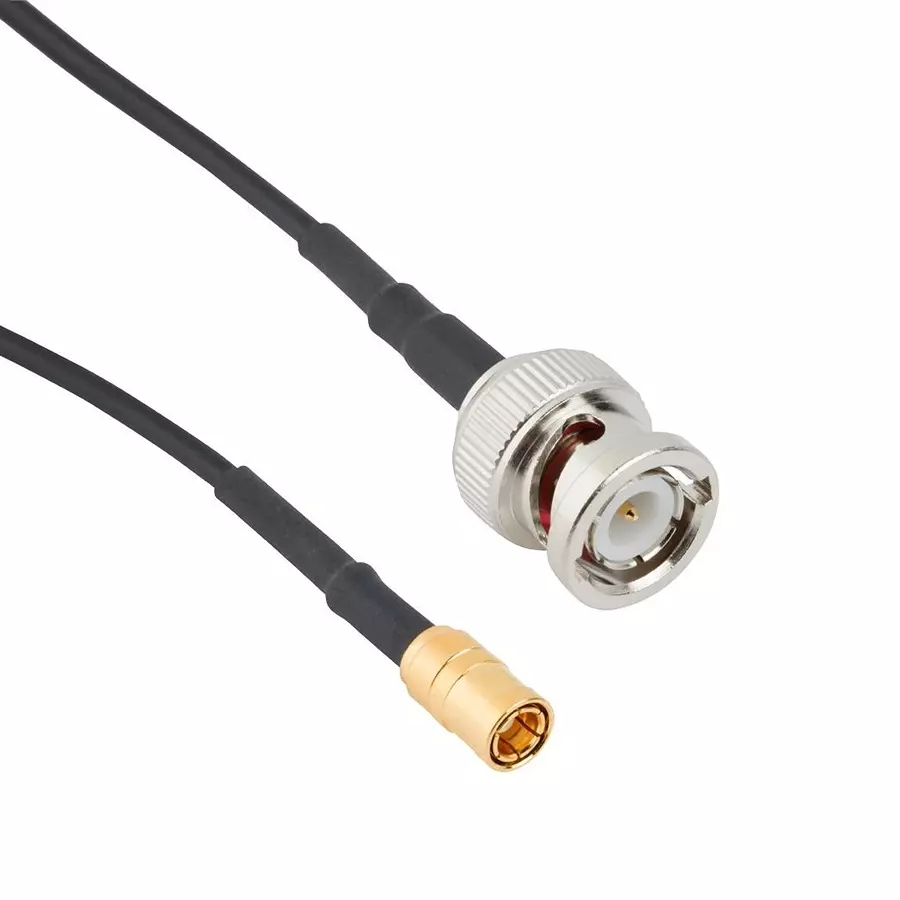 AMPHENOL RF RF Coaxial Cable Assemblies CABLE ASSY, BNC PLUG-SMB PLUG, 24", 095-850-236-024