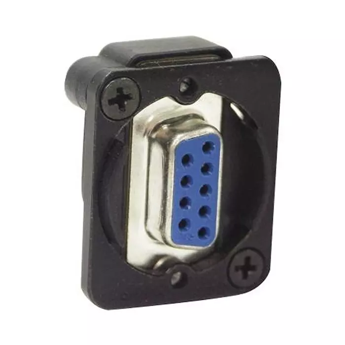 SWITCHCRAFT/CONXALL Adapter, D-Sub, 9Pos, Rcpt-Rcpt, EHDB9FFB