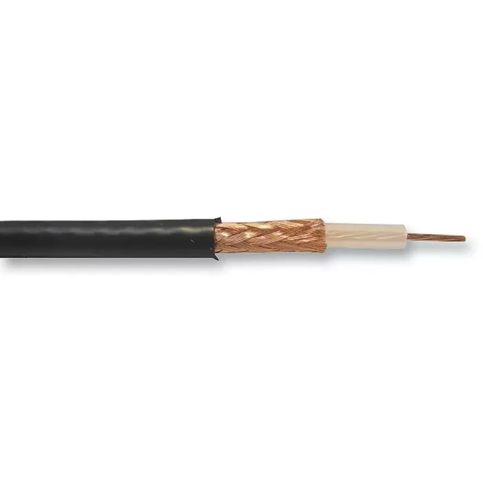 BELDEN CABLE, COAX, URM76, BLACK 100M, URM76.01100