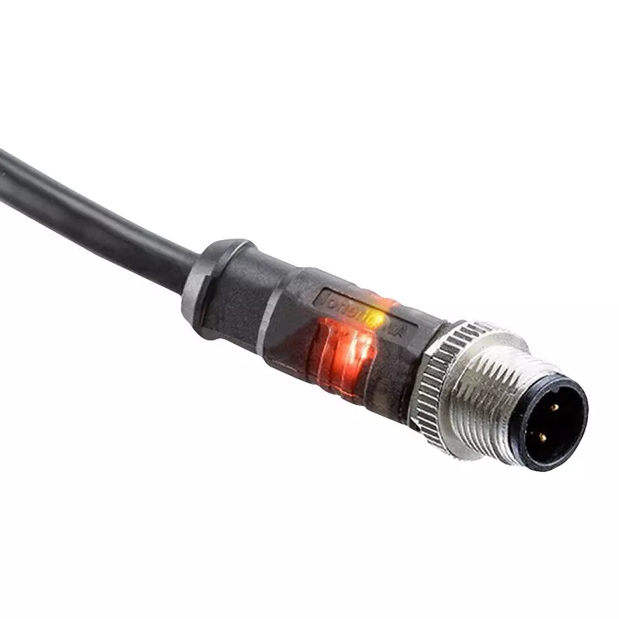 AMPHENOL LTW CABLE ASSY, 5P M12 PLUG-FREE END, 16.4FT, LM12A-05BMMM-SL8B05