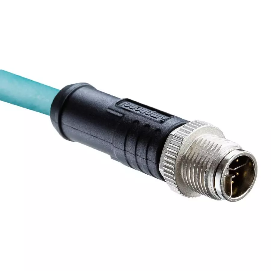 AMPHENOL LTW SENSOR CORD, 2P M12 PLUG-FREE END, 6.6 , MSBS-02BMMM-SL8M02