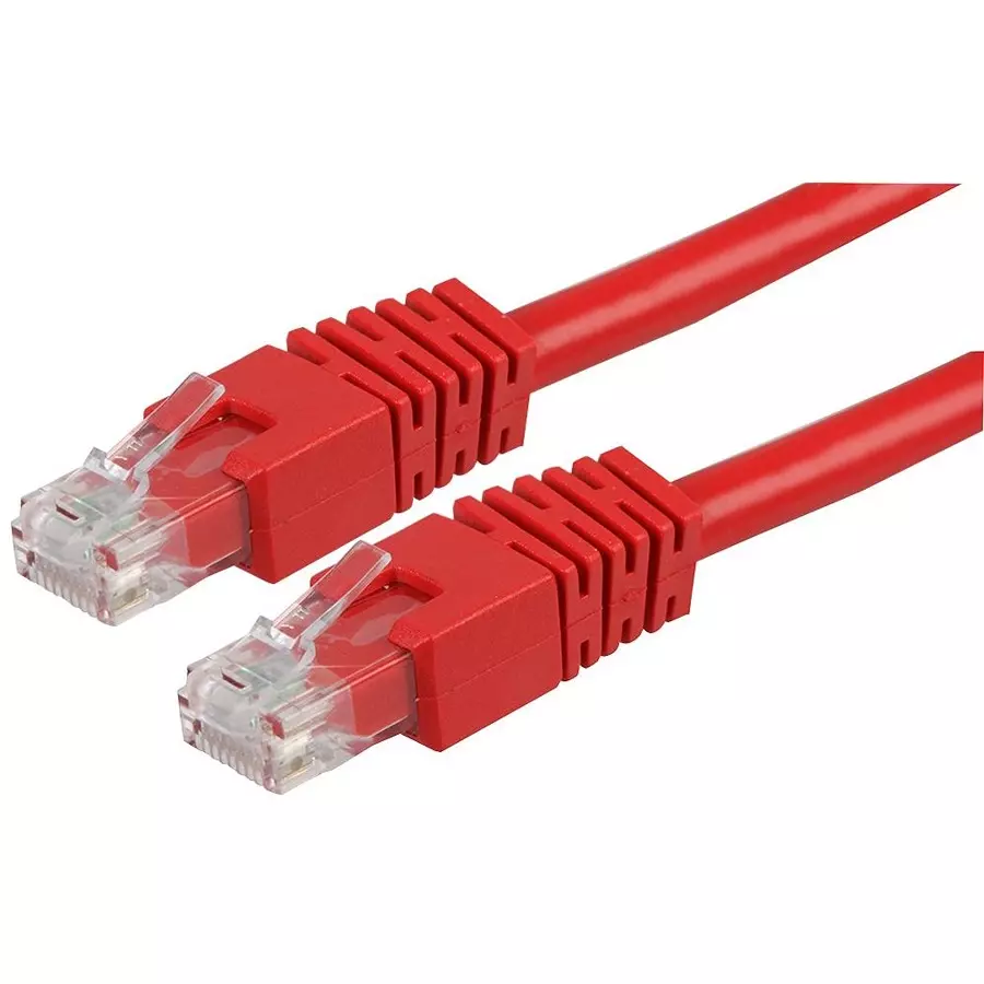 PRO SIGNAL PATCH CORD, RJ45 PLUG, CAT6, 0.5M, RED, PS11150