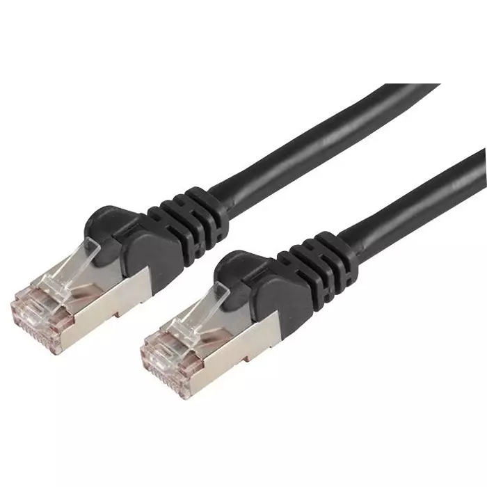PRO SIGNAL PATCH CORD, RJ45 PLUG, CAT6A, 15M, BLACK, PSG91120