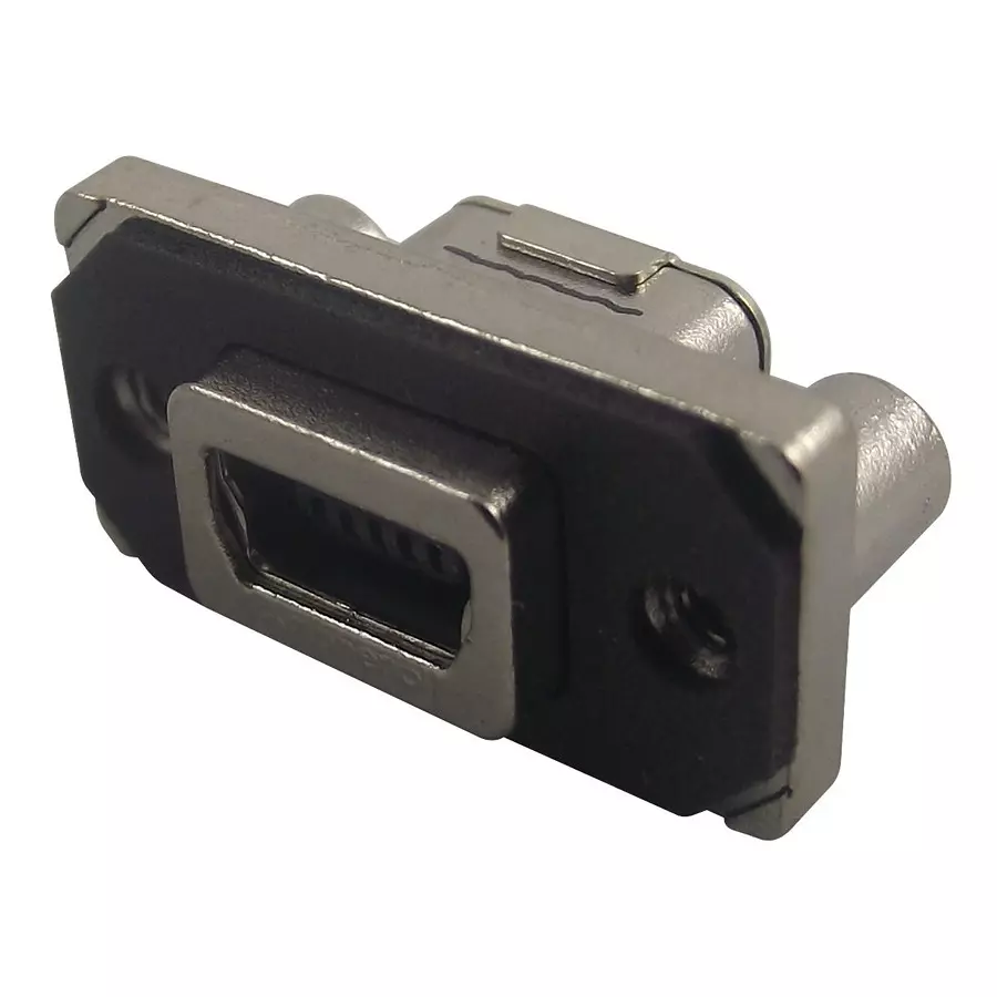 AMPHENOL COMMUNICATIONS SOLUTIONS MINI USB, 2.0 TYPE B, RECEPTACLE, TH, MUSBB15134