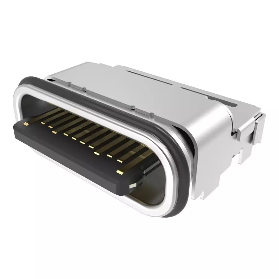 AMPHENOL COMMUNICATIONS SOLUTIONS USB CONN, 3.1 TYPE C, RCPT, 24POS, SMT, 124019362112A