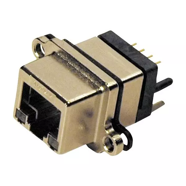 AMPHENOL COMMUNICATIONS SOLUTIONS RJ45 CONN, R/A JACK, 8P8C, 1PORT, PANEL, MRJ5381013