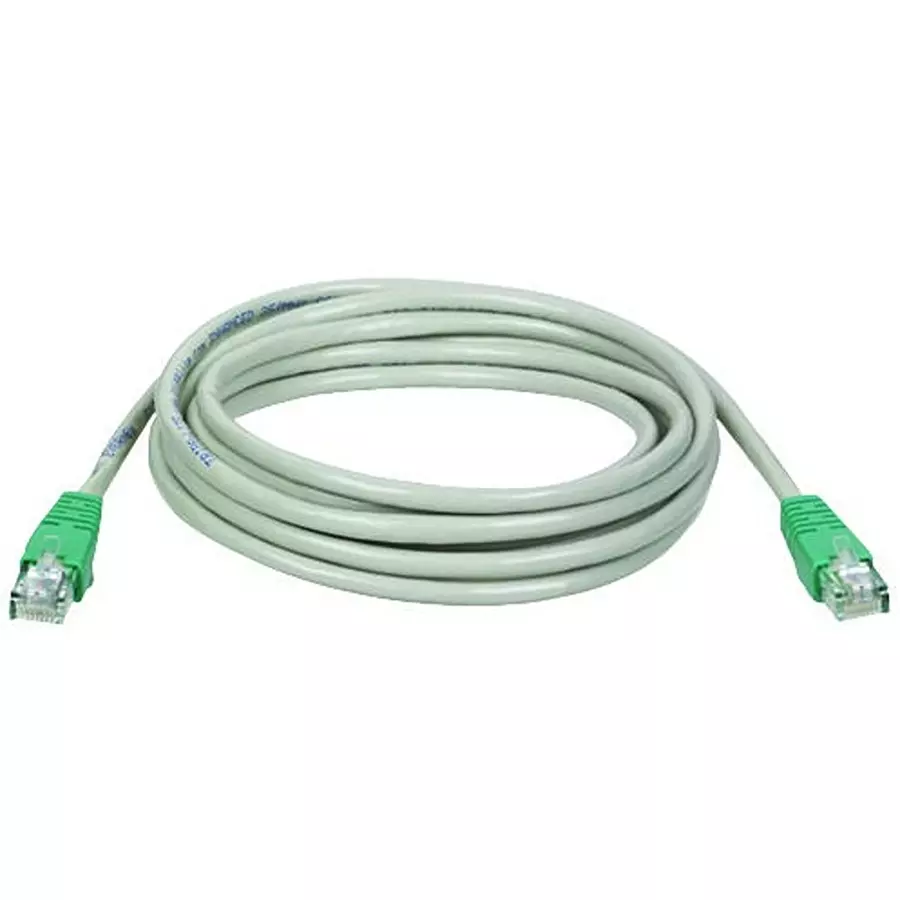 EATON TRIPP LITE MOLDED CROSSOVER CABLE, CAT5E, 10FT GRAY, N010-010-GY