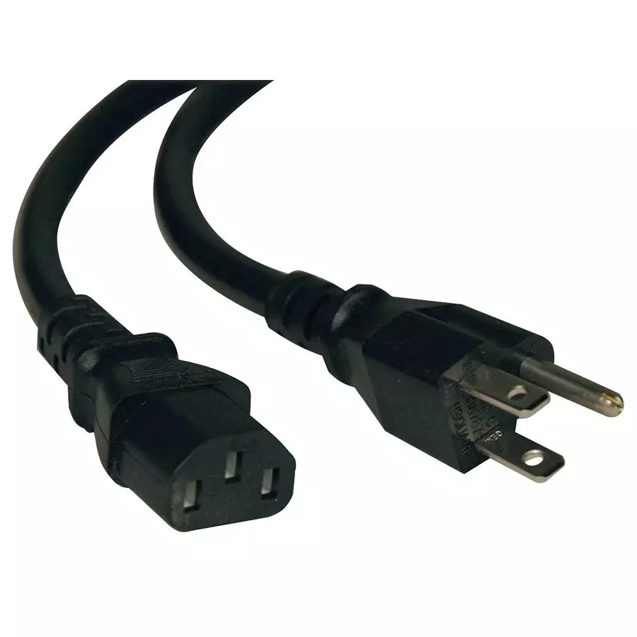 EATON TRIPP LITE PWR CORD, NEMA 5-15P/IEC C13, 12FT, 15A, P007-012