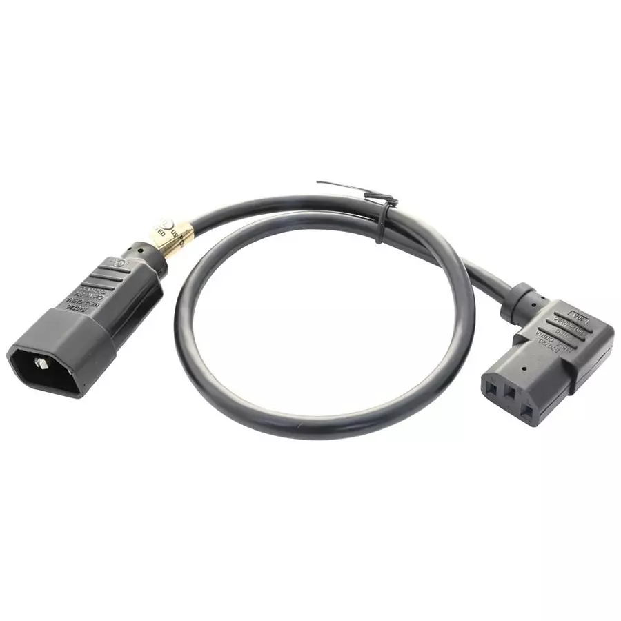 EATON TRIPP LITE POWER CORD, IEC C14-IEC C13, 0.6M, BLACK, P004-002-13RA