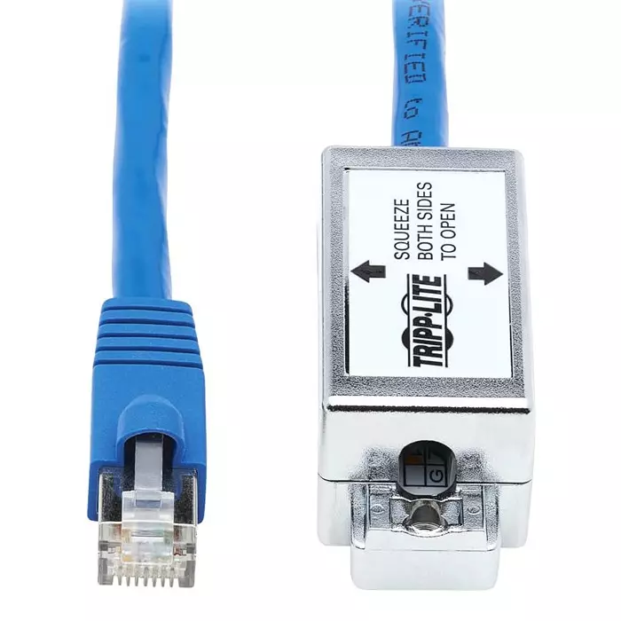 EATON TRIPP LITE PATCH CORD, RJ45 PLUG-JUNCTION BOX, 18", N237A-P18N-WHSH