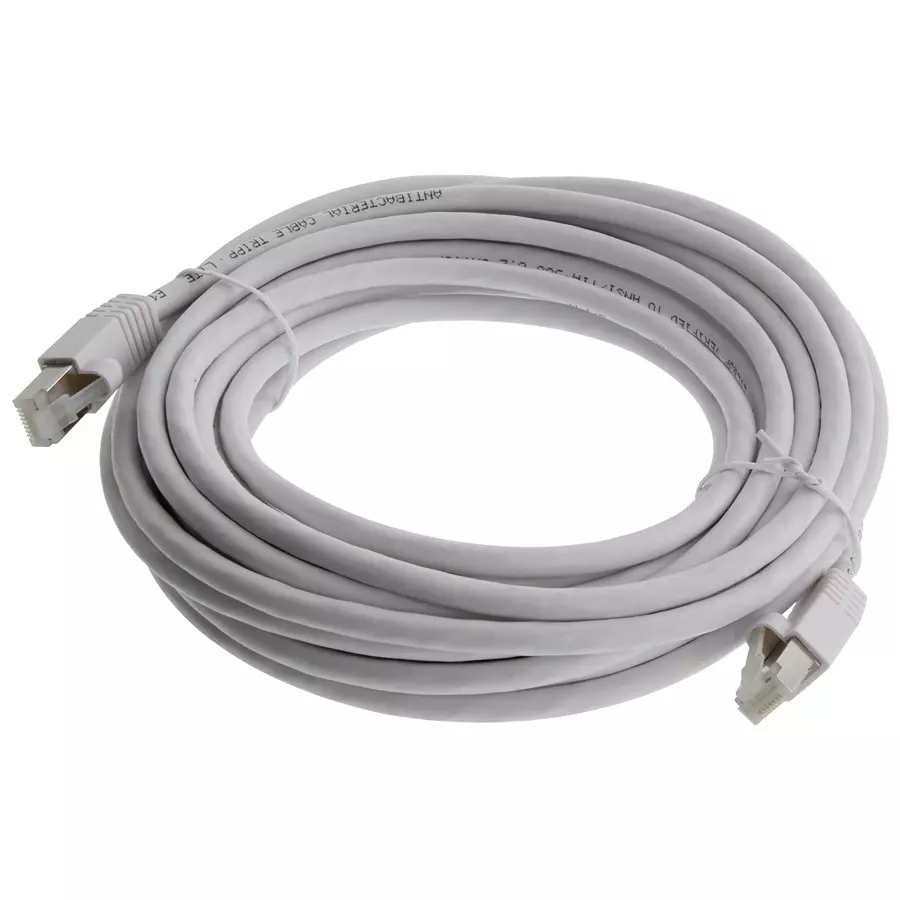 EATON TRIPP LITE ENET CABLE, RJ45 PLUG-PLUG, 25FT, WHITE, N262AB-025-WH