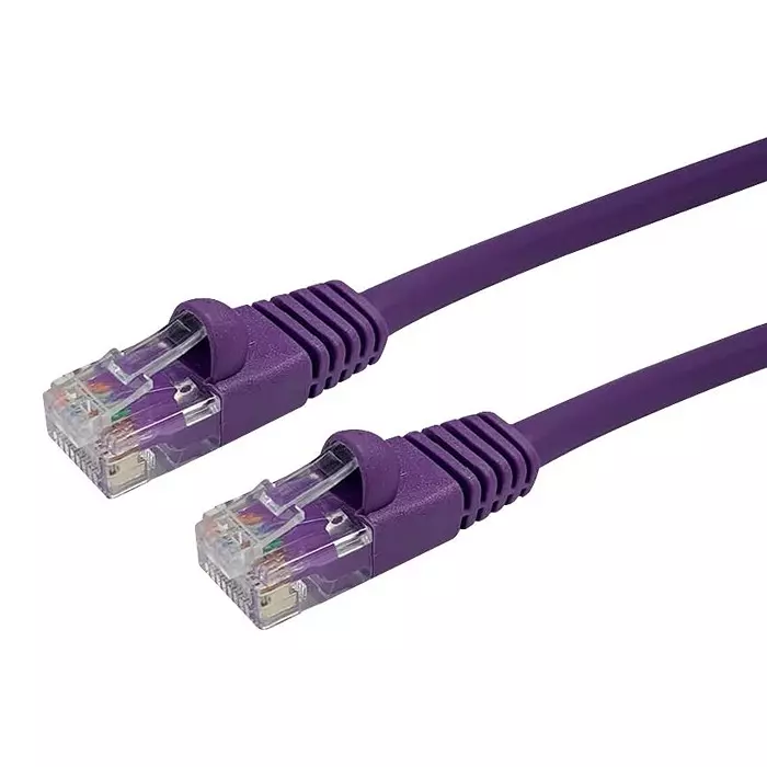 VIDEK PATCH LEAD, CAT5E, PURPLE, 1M, 2965-1PR