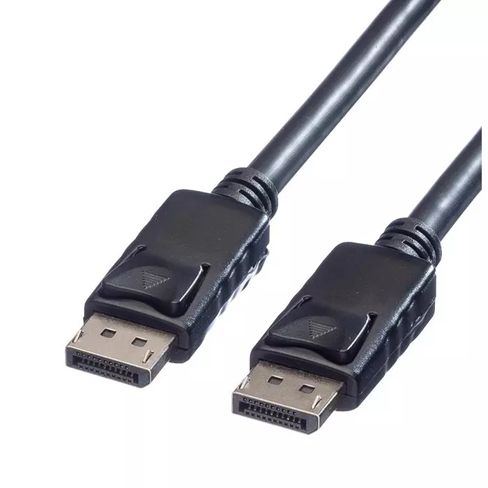 ROLINE CABLE, DISPLAYPORT PLUG-PLUG, BLK, 1.5M, 11.04.5629