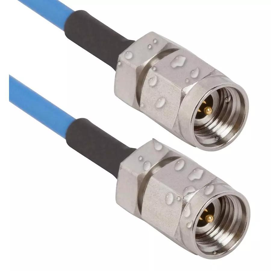 AMPHENOL SV MICROWAVE CABLE ASSY, 2.92MM PLUG-PLUG, 12", 7015-1051