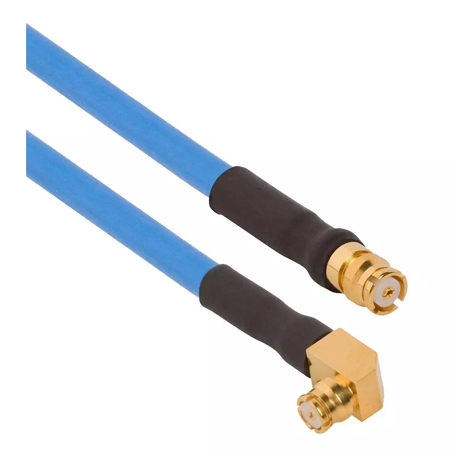 AMPHENOL SV MICROWAVE CABLE ASSY, SMPM JACK-JACK, 12", 7032-9729