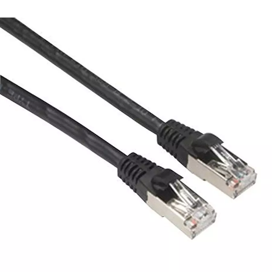 AMPHENOL CABLES ON DEMAND PATCH CABLE, RJ45 PLUG, 3 , BLACK, MP-6ARJ45SNNK-003