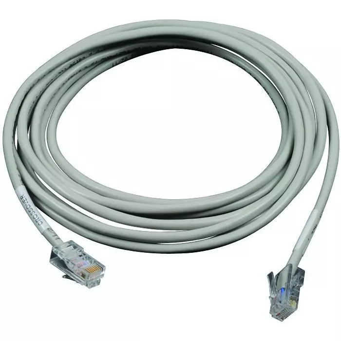 L-COM UTP CROSSOVER CABLE, CAT5E, 3.048M, GRAY, TRD450CR-10