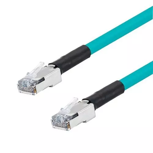 L-COM PATCH CORD, RJ45 PLUG-PLUG, TEAL, 250FT, TRD824HFO-TEL-250 image 1