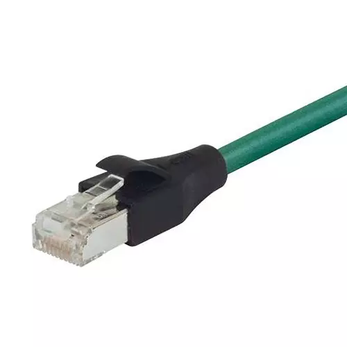 L-COM PATCH CORD, RJ45 PLUG-RJ45 PLUG, 100FT, TRD877HF-100