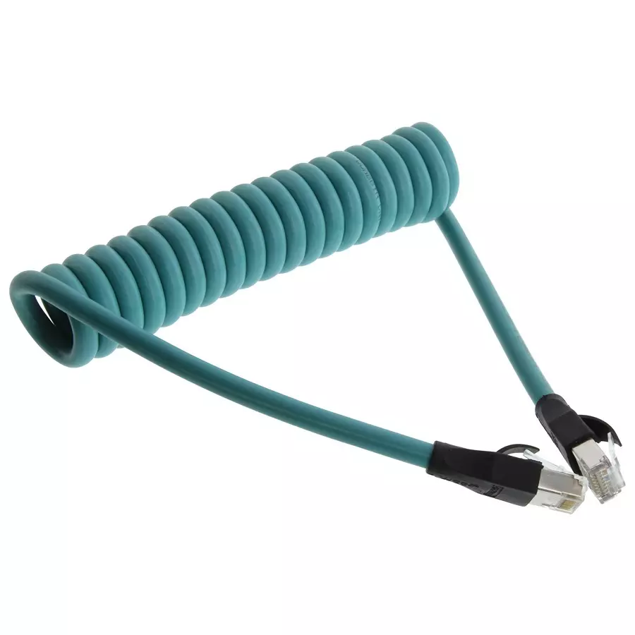 L-COM COIL CORD, RJ45 PLUG-RJ45 PLUG, 3FT, TRD815SZ-CD-6-36IN