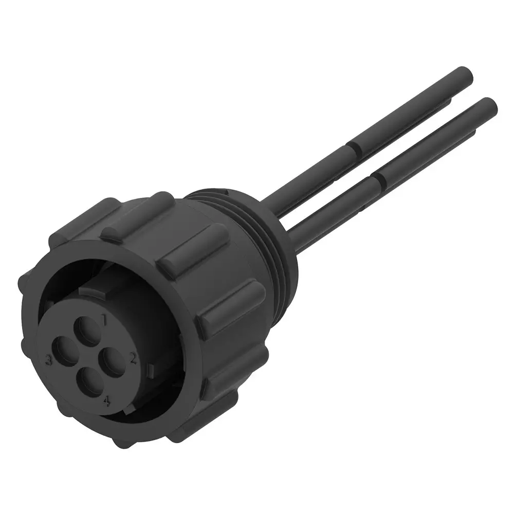 TE CONNECTIVITY Cir Cable, Plug-Free End, Std, 4P, 1M, 2386907-2