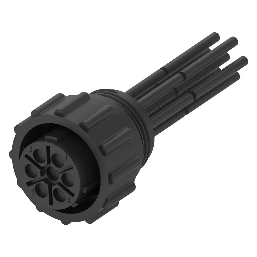 TE CONNECTIVITY Cir Cable, Plug-Free End, Std, 7P, 1M, 2387101-2