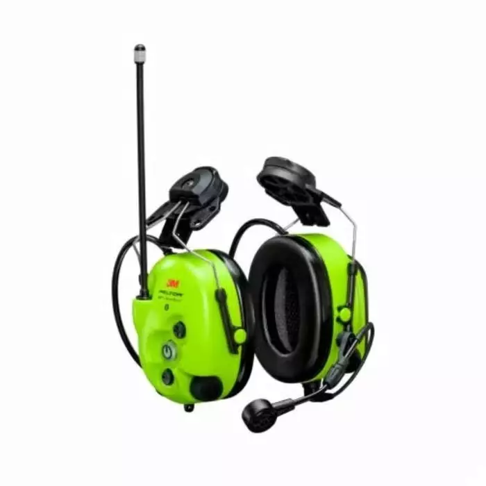 3M PELTOR„¢ WS„¢ LiteCom Pro III Wireless Speak Listen Ear Shells with Helmet Attachment 32dB Blue Noise Cancelling, 7100153479