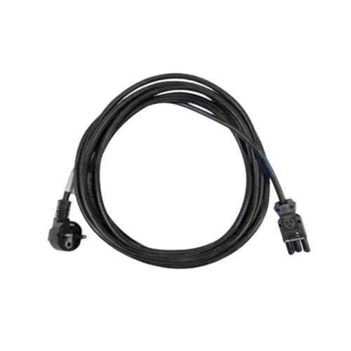 Bosch Rexroth Right Angle Type F German Plug Plug to Straight GST Plug Socket Power Cable, 5m, 3842517045