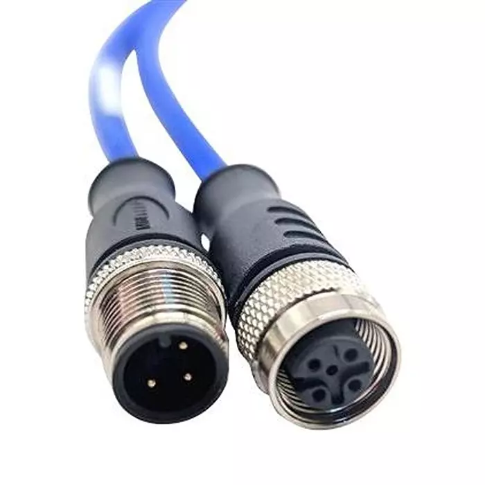 MUELLER ELECTRIC Cable Assembly, 3P M8 PLUG-RCPT, 16.4, C83AC80M005