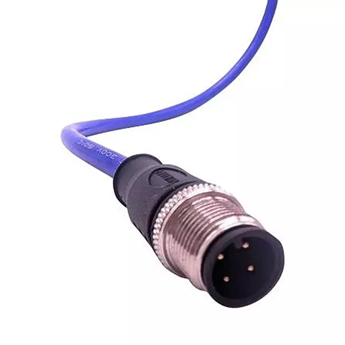 MUELLER ELECTRIC Cable Assembly, 4P M12 PLUG-FREE END, 6.6, C4A81M002