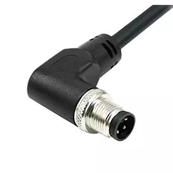 MUELLER ELECTRIC Cable Assembly, 4P R/A M12 PLUG-FREE END, 6.6, CL4B07M002